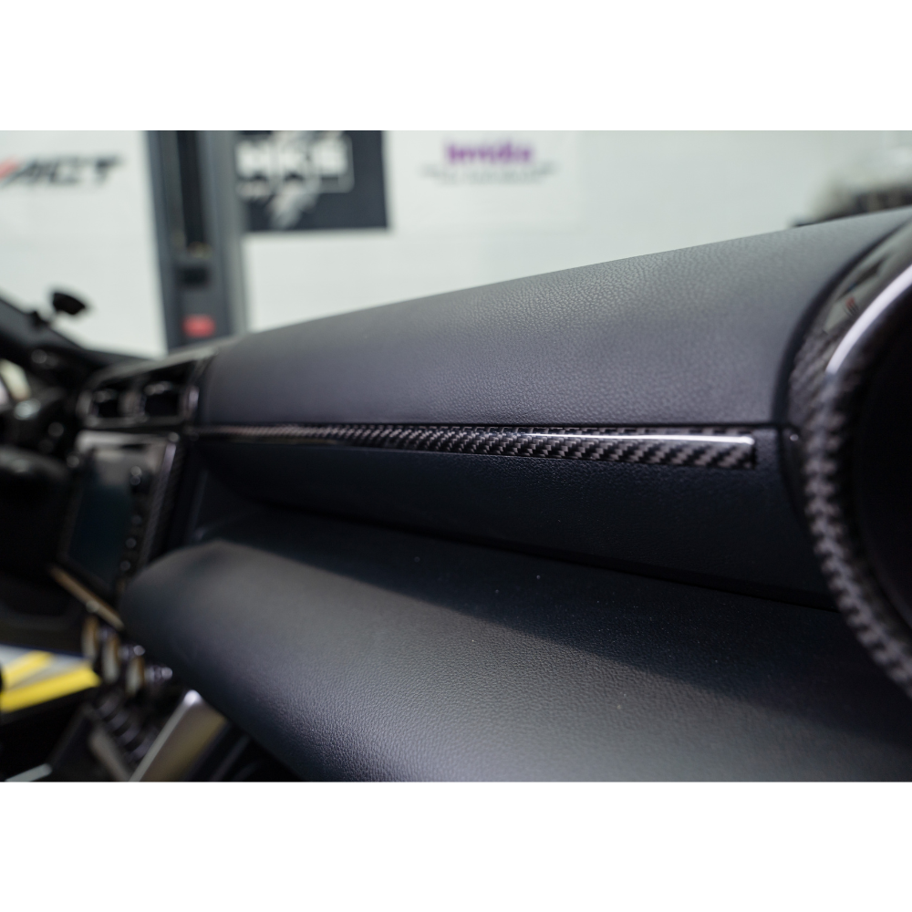 JDMuscle 22+ BRZ/GR86 Tanso Pre-preg Carbon Fiber Passenger Dash Trim Cover