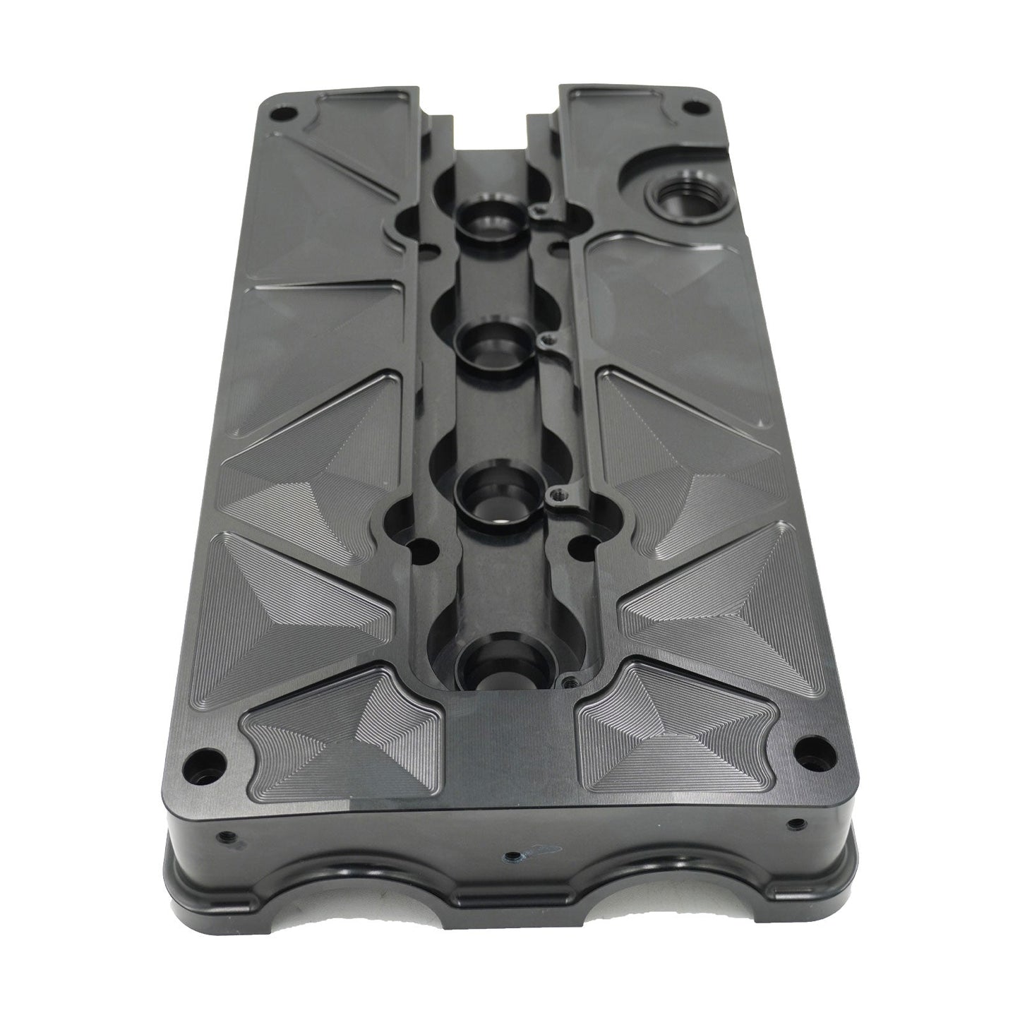 Billet B Series Vented Valve Cover Baffle B16 B18 AN10 For Honda Acura DOHC Vtec