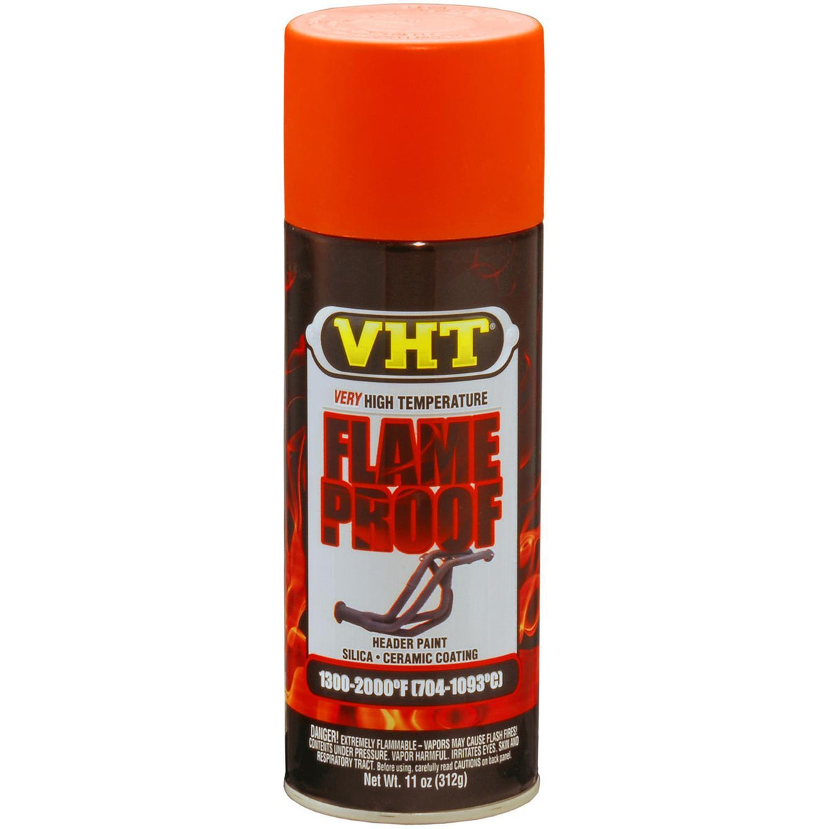 Flat Orange Hdr. Paint Flame Proof - SP114