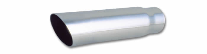 3.5in Round Stainless St eel Tip Single Wall Ang - 1561