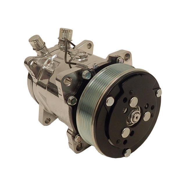 Compressor A/C Aluminum Polished - 04808VMQ