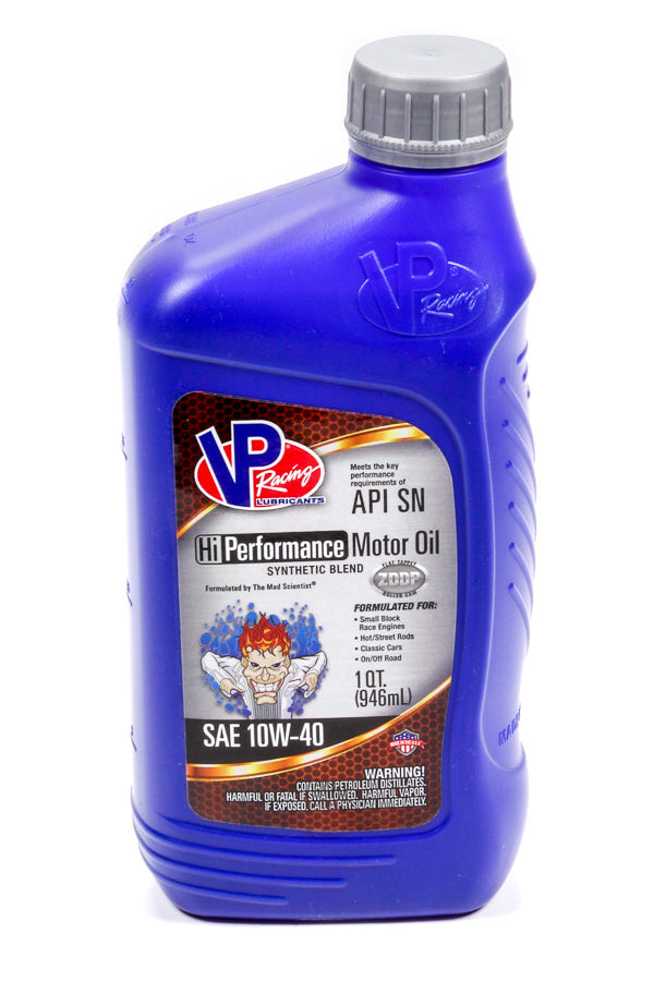 VP 10w40 HI-Performance Racing 1 Qt - 32oz - 2965