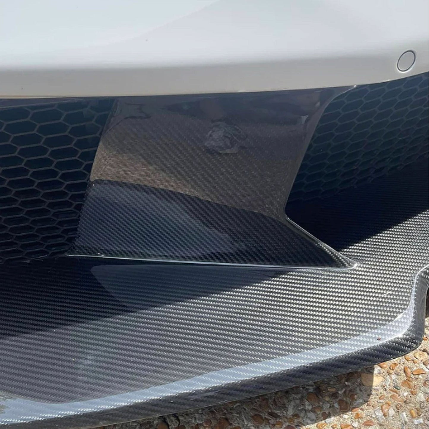 VRS Style Carbon Fiber Front Bumper for Lamborghini Huracan LP580 LP610 EVO Tecnica
