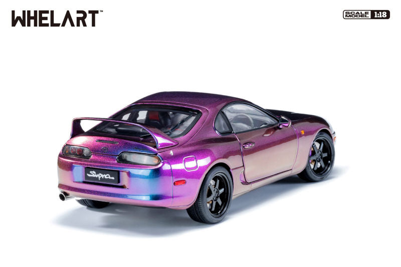 Whelart 1993 Toyota Supra MK4 (A80) Midnight Purple RHD 1:18