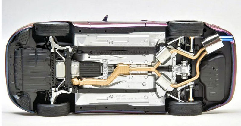 Whelart 1993 Toyota Supra MK4 (A80) Midnight Purple RHD 1:18