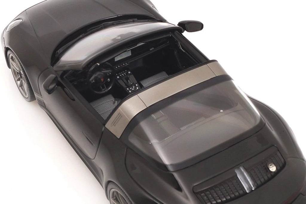 Minichamps 2023 Porsche 911 Targa 4 GTS (992) 50 Years Porsche Design Edition Black 1:18