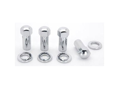 7/16in RH Chrome Lug Nut (4pk) - 6011414