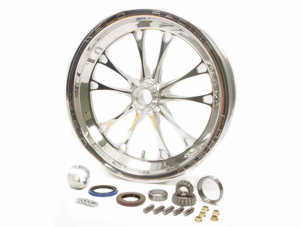 V-Series Frt Drag Wheel Pol 15x3.5 Strange Mount - 84P15001