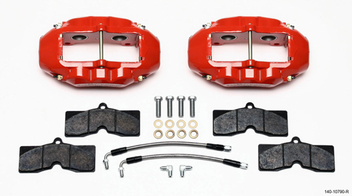 D8-4 Rear Caliper Kit Red Corv - 14010790R