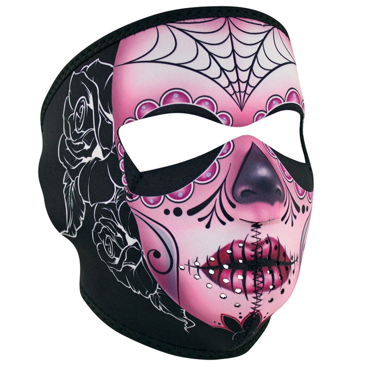 ZAN HEADWEAR Full Mask Neoprene Sugar Skull-WNFM082