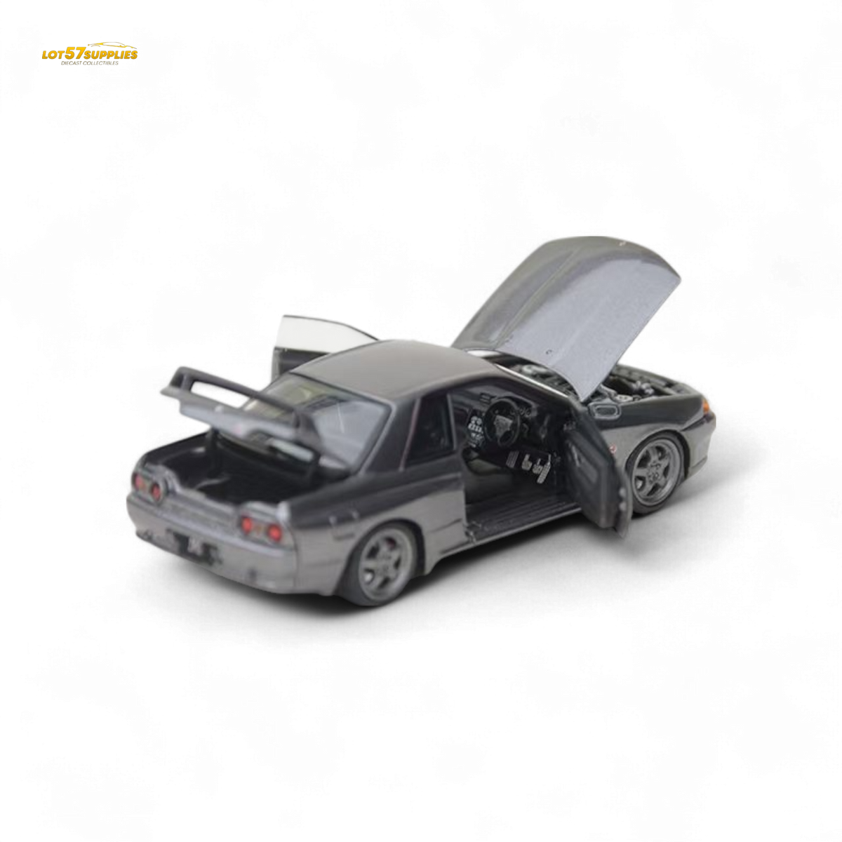 Focal Horizon Nissan Skyline GT-R R32 Nismo S-Tune Gun Grey 1:64