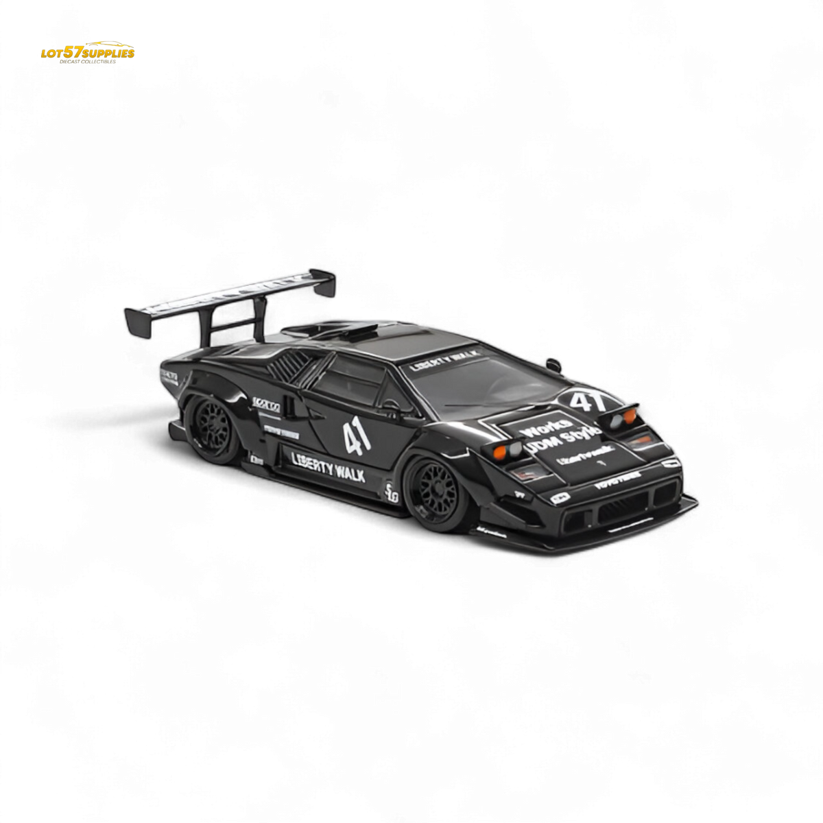 Vision64 Lamborghini Countach Luxury Version Black 1:64