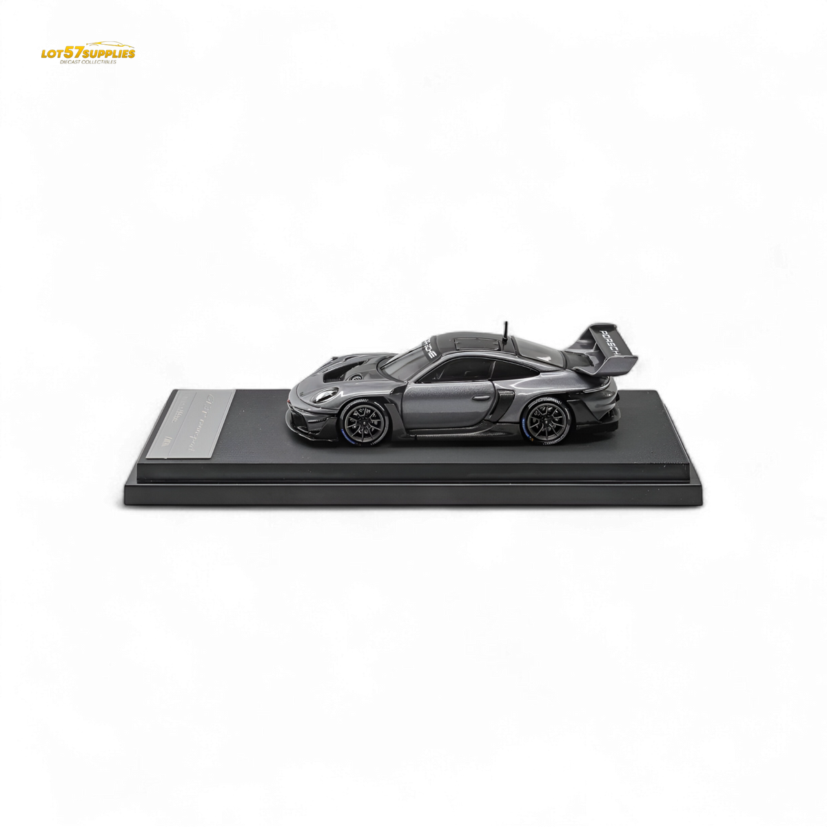 HKM Porsche 911 GT3 R Rennsport Grey 1:64