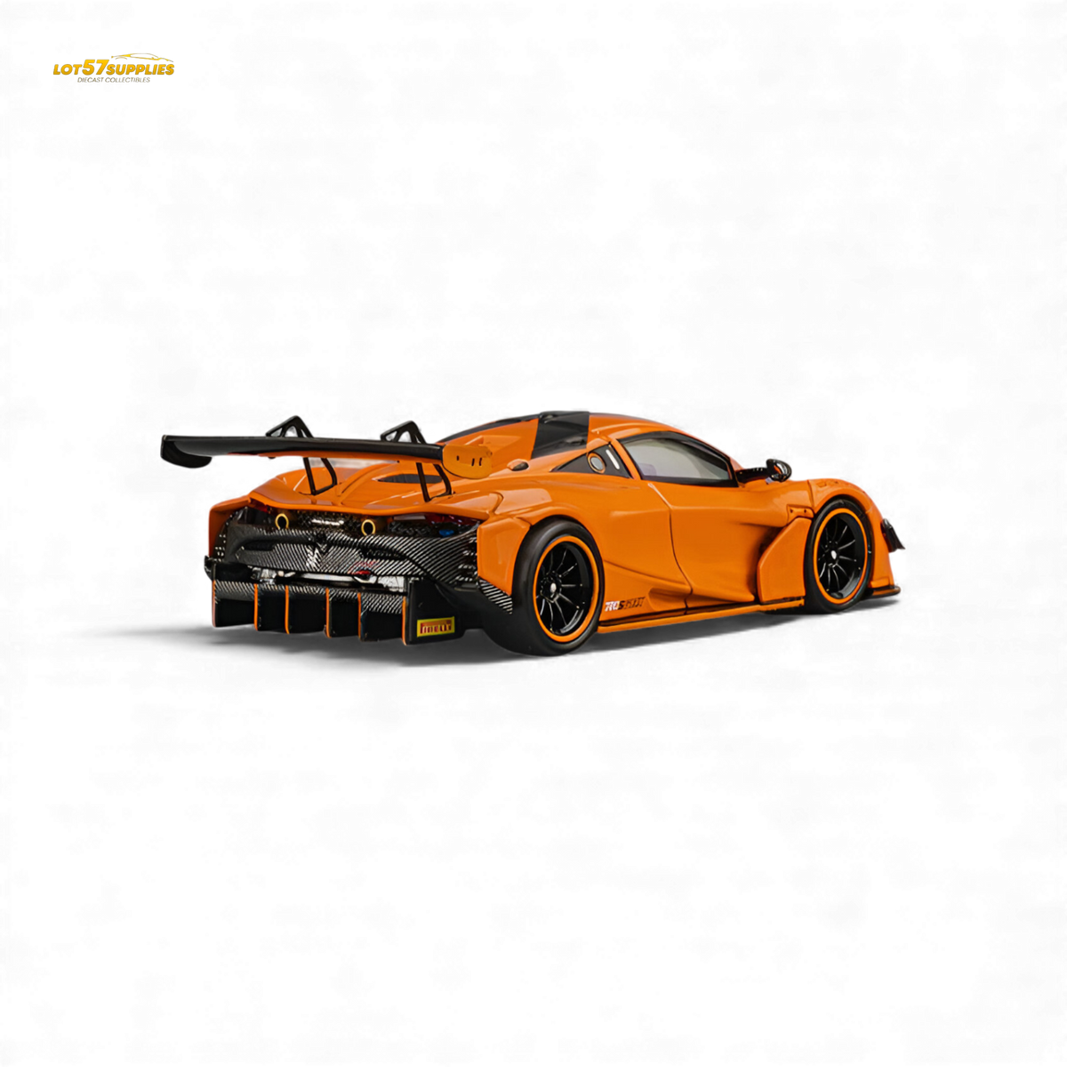 CM Model McLaren 720S GT3X Papaya Orange 1:64