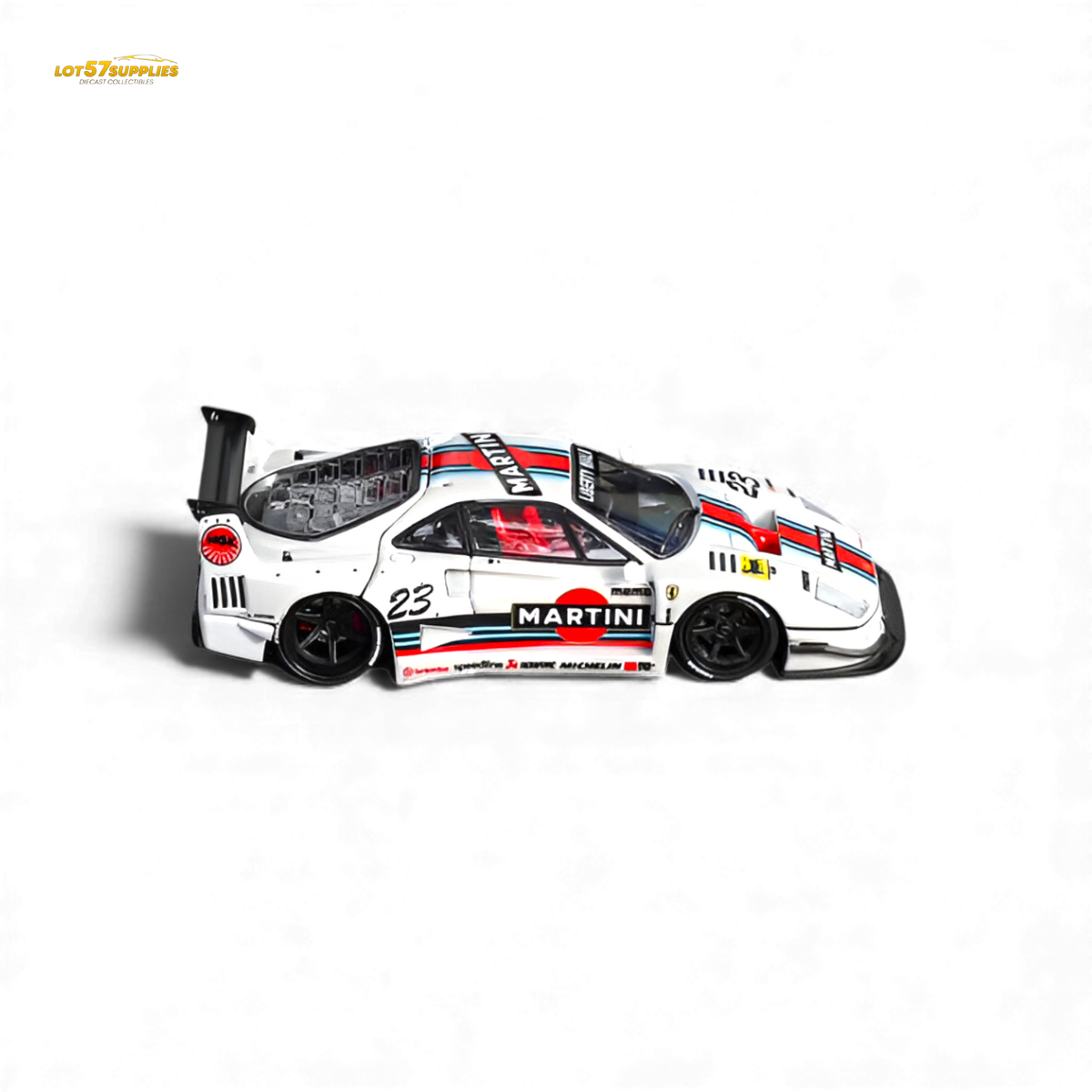 Star Models Ferrari F40 LB-Works Martini 23# 1:64