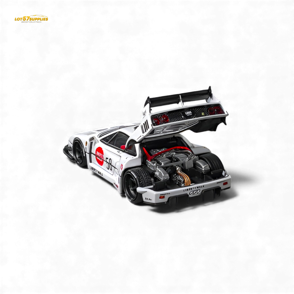 Star Models Ferrari F40 LB-Works White 1:64