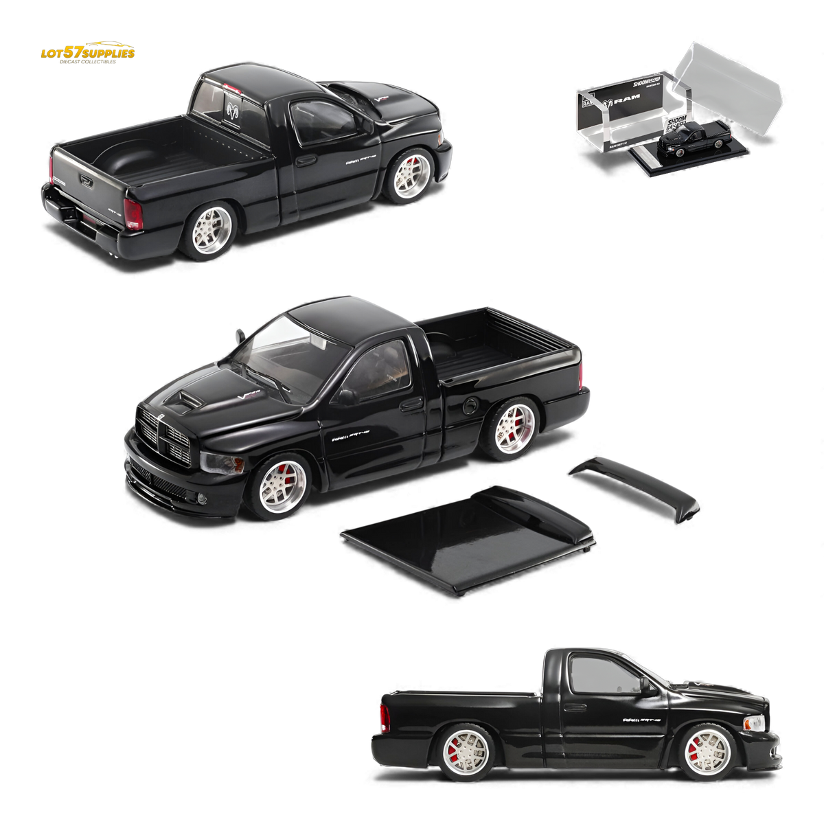 GCD Dodge RAM SRT-10 Black 1:64