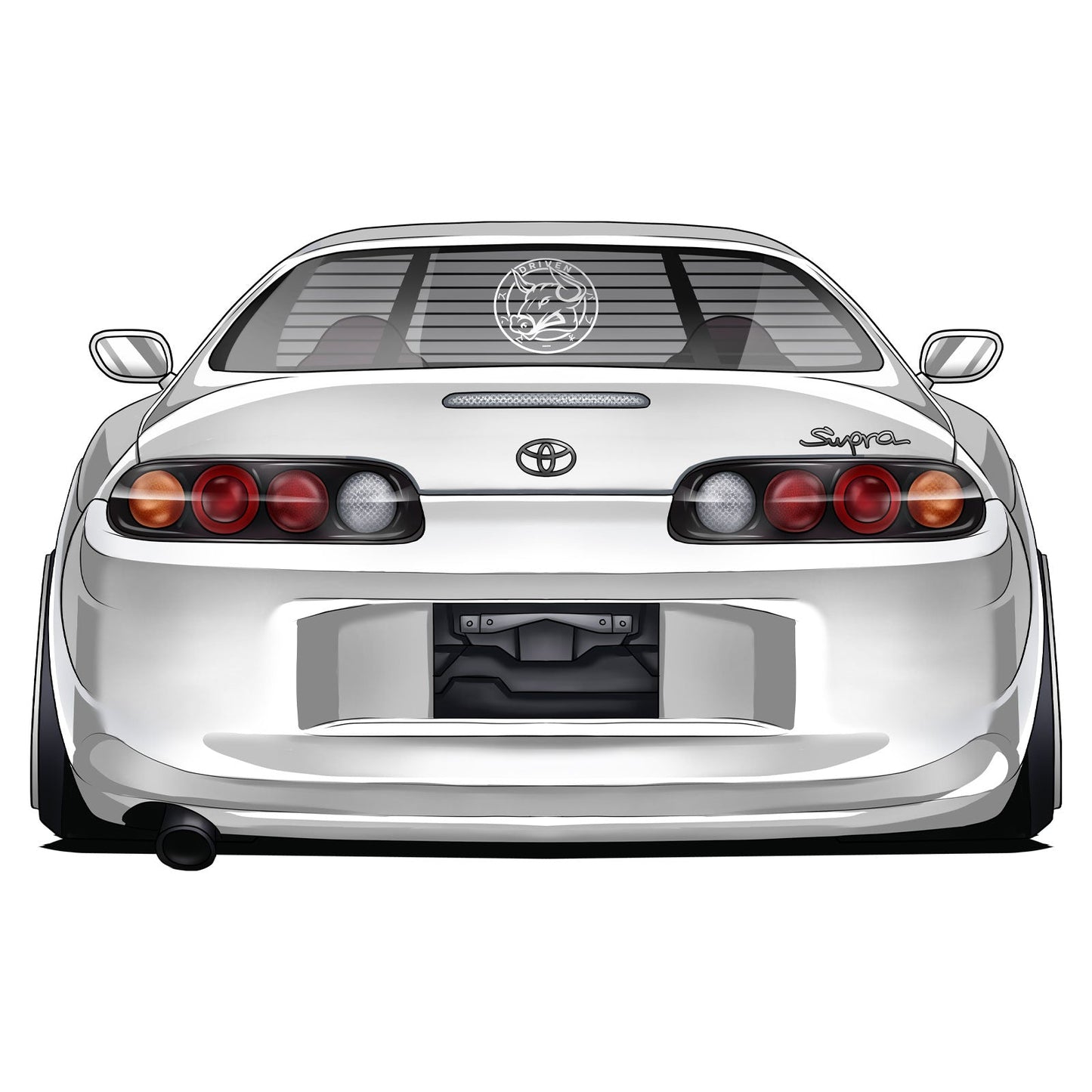 Bull Boost Visualize Vinyl Window Sticker Decals