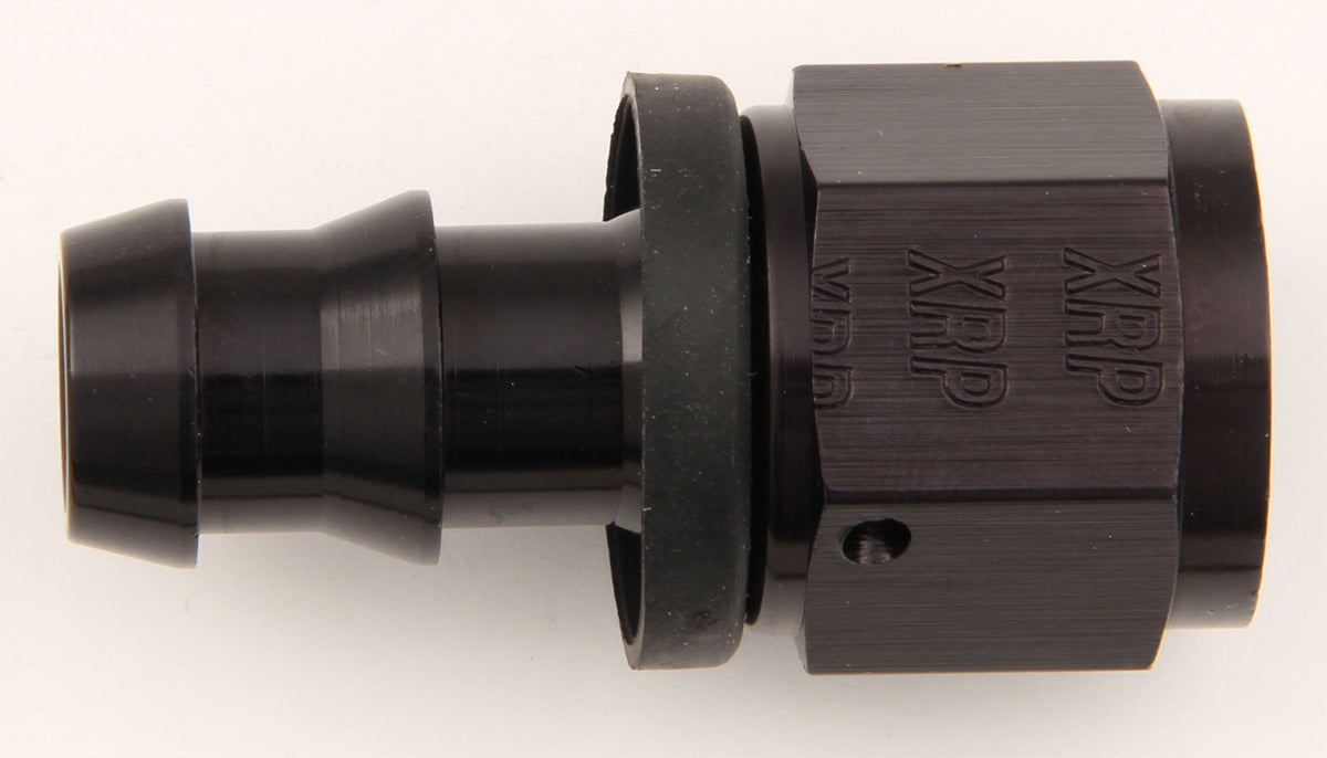 #4 Str Push-On Hose End Black - 230004BB