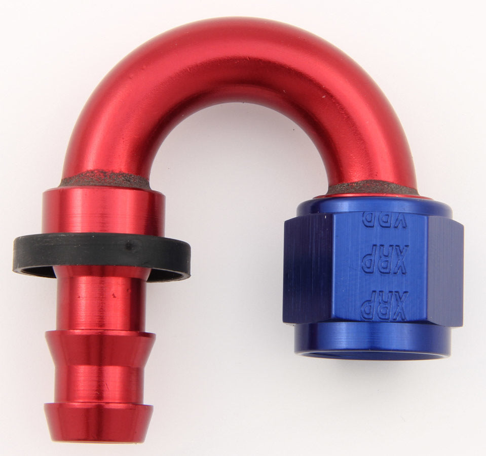 #6 180 Deg Push-On Hose End - 231806