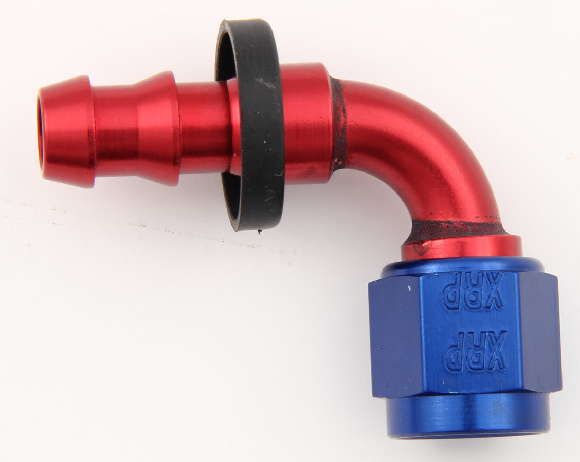 #4 90 Deg Push-On Hose End - 239004