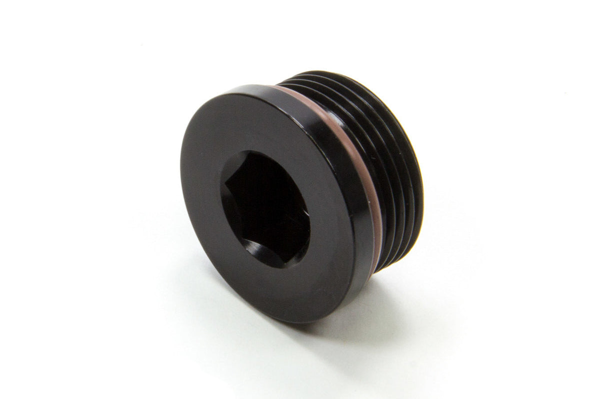 -16 ORB Internal Hex Port Plug Alum. - Black - IHP016