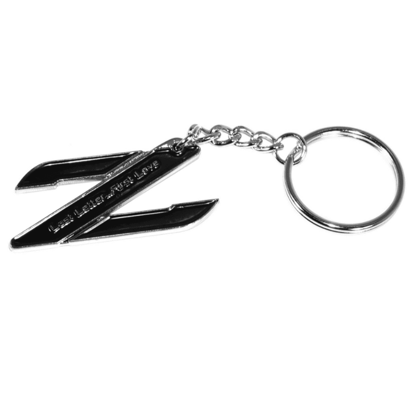 ZSPEC Chrome & Colored Keychain, Style: Nissan Z32 300zx
