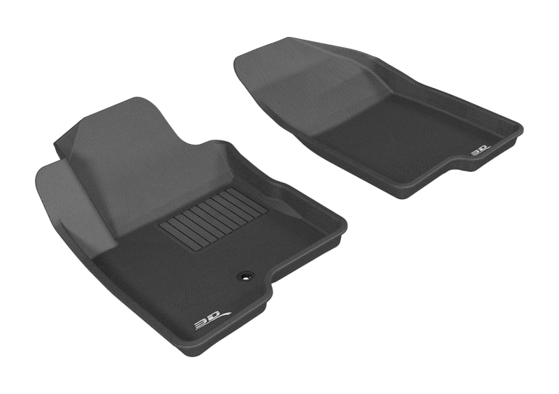 3D MAXpider 2007-2013 Jeep Compass Kagu 1st Row Floormat - Black L1JP00811509