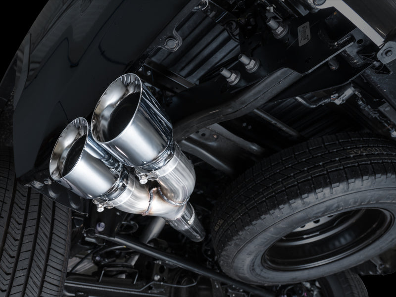 AWE Tuning AWE 0FG Exhaust for 3rd Gen Toyota Tundra - Dual Chrome Silver Tips 3015-32063