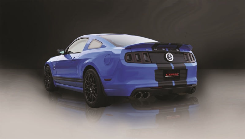 FR SPORT Corsa Performance 13-13 Ford Mustang Shelby GT500 5.8L V8 Black Sport Axle-Back Exhaust...