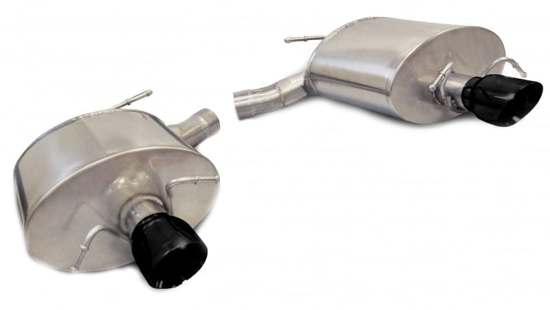Corsa Performance 11-13 Cadillac CTS Wagon V 6.2L V8 Black Sport Axle-Back Exhaust