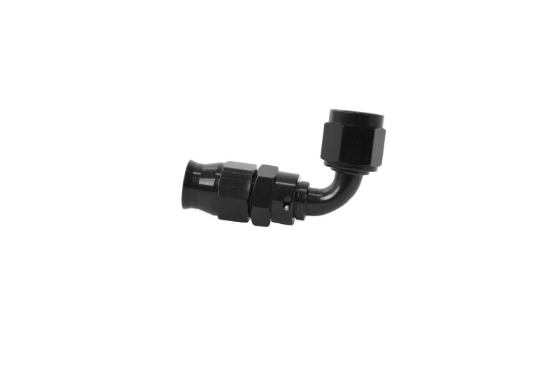 Aeromotive PTFE Hose End - AN-06 - 90 Deg - Black Anodized 15352