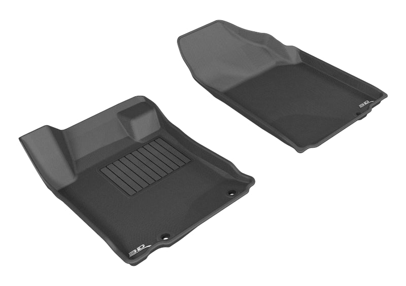 FR SPORT 3D MAXpider 2013-2015 Nissan Altima Sedan Kagu 1st Row Floormat - Black L1NS07311509