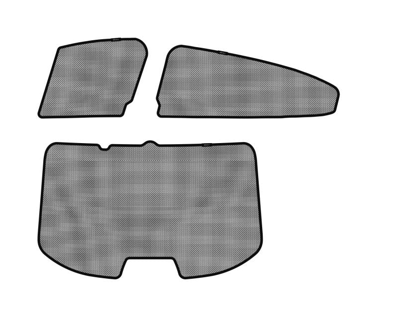 3D MAXpider 2014-2018 Mazda Mazda3 Sedan Black Sun Shades - Complete Set S1MZ0440