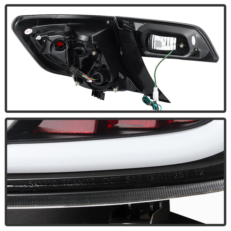 FR SPORT Spyder Toyota Camry 12-14 Light Bar LED Tail Lights Black ALT-YD-TC12-LBLED-BK 5079411 -...