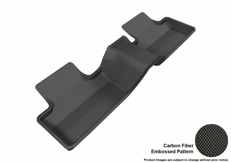 3D MAXpider 2012-2013 Land Rover Range Rover Evoque Kagu 2nd Row Floormats - Black L1LR00621509