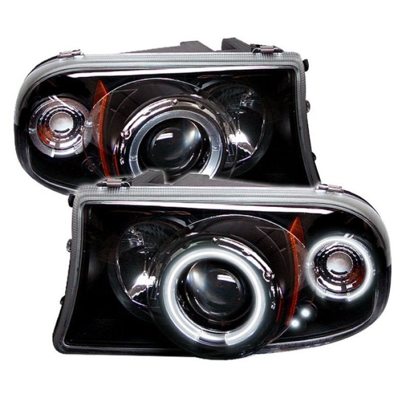 Spyder Dodge Dakota 97-04/Durango 98-03 1PC Projector Headlights LED Halo LED Chrm PRO-YD-DDAK97-C 5009791