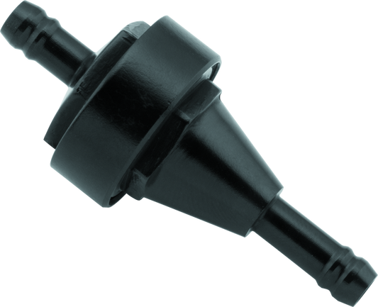 BikeMaster 1/4in Inline Fuel Filter - Black 152402