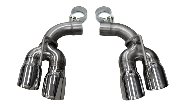 FR SPORT Corsa 16-17 Chevy Camaro SS 2.75in Inlet / 4in Outlet Polished Tip Kit (For Corsa...