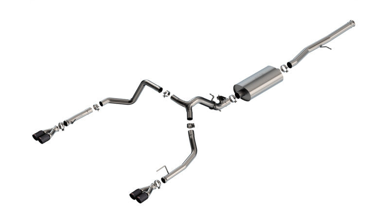 Borla 2024 Chevy Silverado 1500 6.2L V8 Touring Catback Exhaust w/ Simulator - CF Black Anodized 140991CFBA