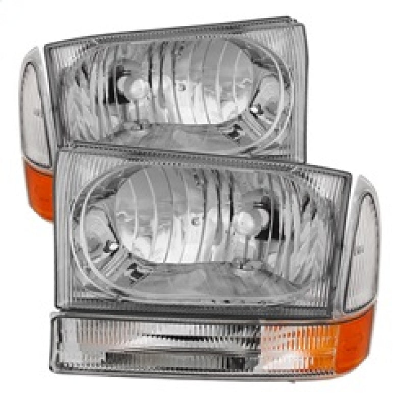 FR SPORT SPYDER Xtune Ford F250/350/450 Superduty 99-04 Crystal Headlights w/ Bumper Lights...