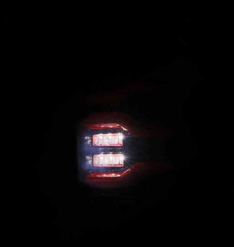 AlphaRex 09-18 Dodge RAM LUXX-Series LED Taillights Black Red w/Actv Light & SS 640002 *Discontinued