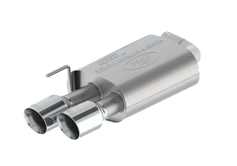 Ford Racing 2024 Mustang 2.3L Touring Non-Active Cat-Back Exhaust w/GT Valance - Chrome Tip M-5200-M2TCV
