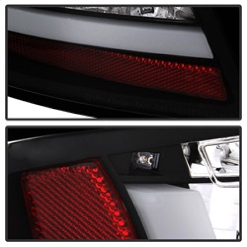 Spyder Audi A5 08-12 LED Tail Lights Black ALT-YD-AA508-LED-BK 5082275