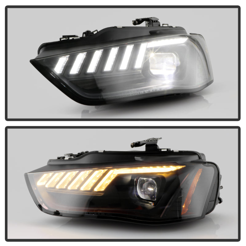 Spyder 13-16 Audi A4/S4 HID Model Only High-Power LED Headlights - Black PRO-YD-AA413HIDAP-BK 5088352