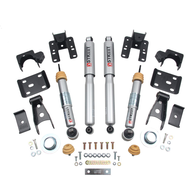 Belltech LOWERING KIT 16.5-17 Chevy Silverado All Cabs 4WD 2inF/2inR 1018SP