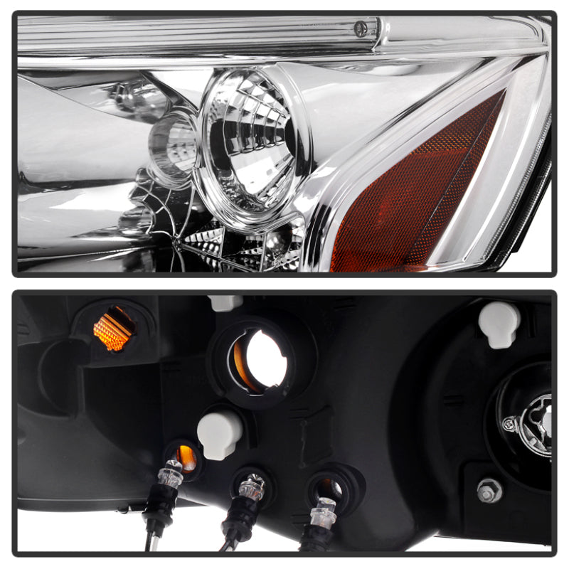 FR SPORT Spyder Pontiac G6 2/4DR 05-08 Projector Headlights LED Halo LED Chrm PRO-YD-PG605-HL-C...