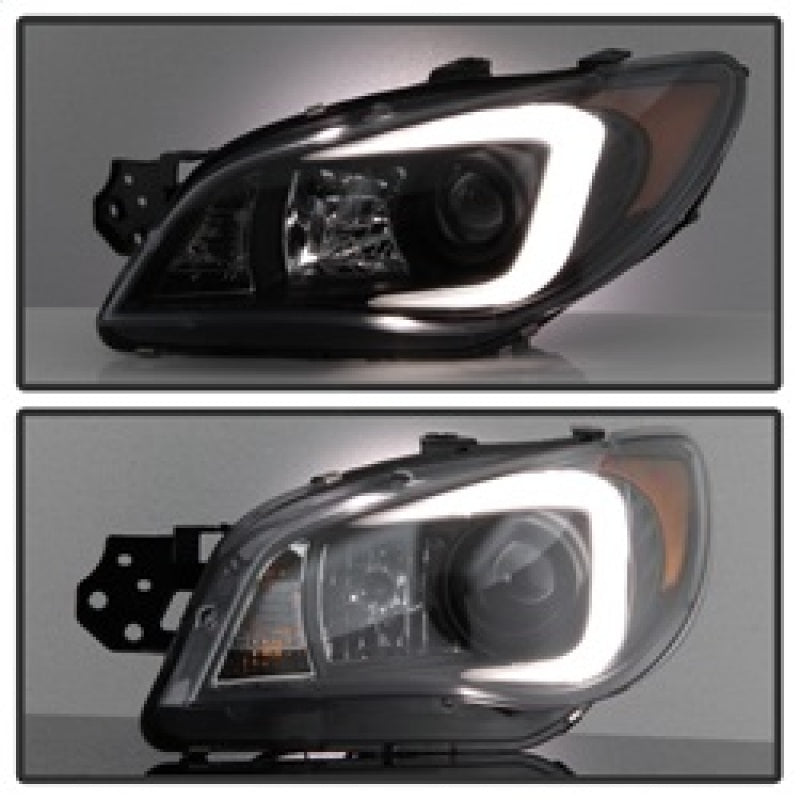 Spyder Subaru WRX 2006-2007 Projector Headlights - Halogen Only - Black PRO-YD-SWRX06-LBDRL-BK 5083920