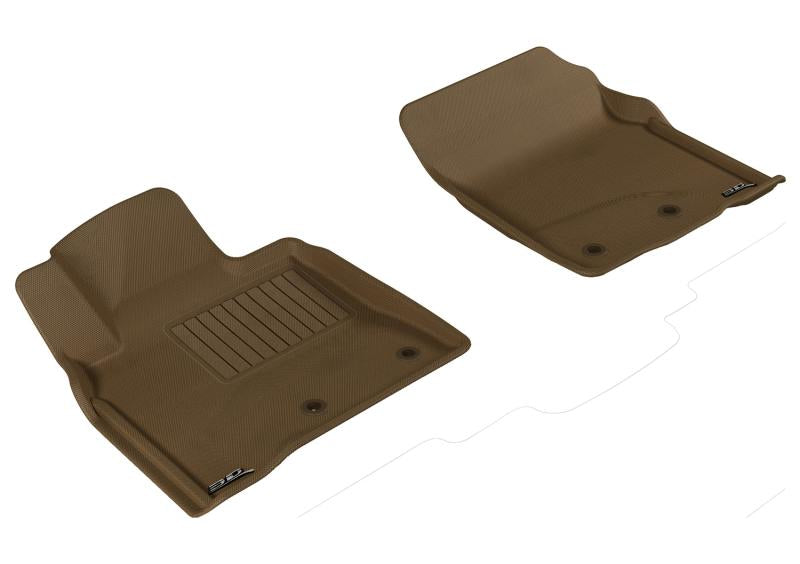 FR SPORT 3D MAXpider 2012-2020 Lexus/Toyota LX/Land Cruiser Kagu 1st Row Floormat - Tan L1LX04411502