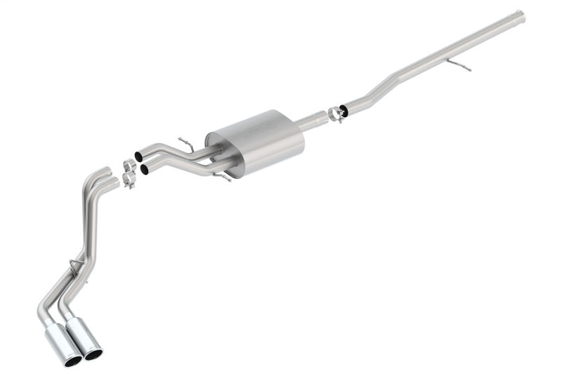 Borla S-Type Cat-Back 14 Sierra 1500 Ext. Cab Stnd Bed/CC Short Bed 143.5in WB Side Exit Exhaust 140550